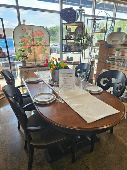 Canadel Dining Table with 4 Arhaus Chairs