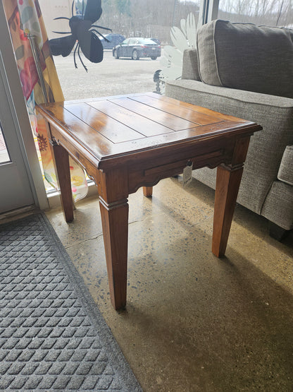 Coffee table with drawers and 2 end tables