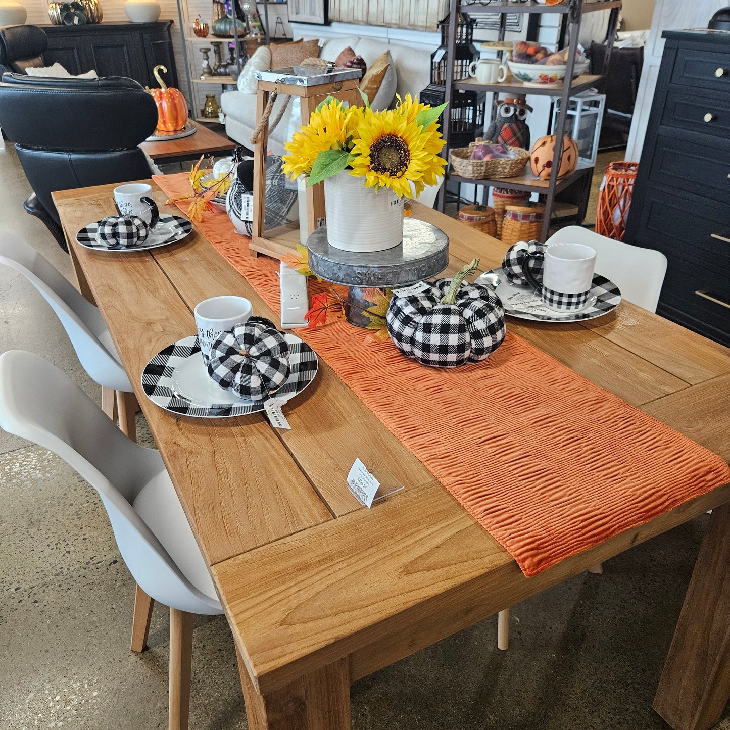 Plank top table (Model Home)