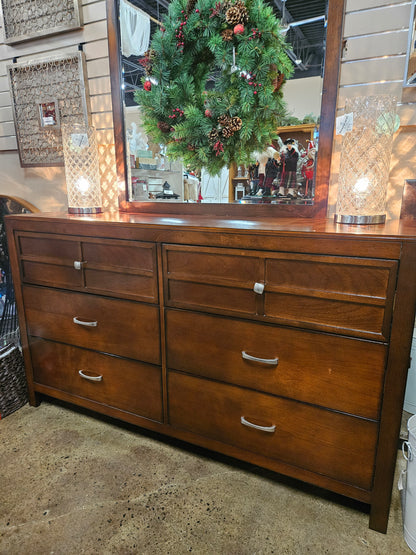 6 drawer dresser with mirror