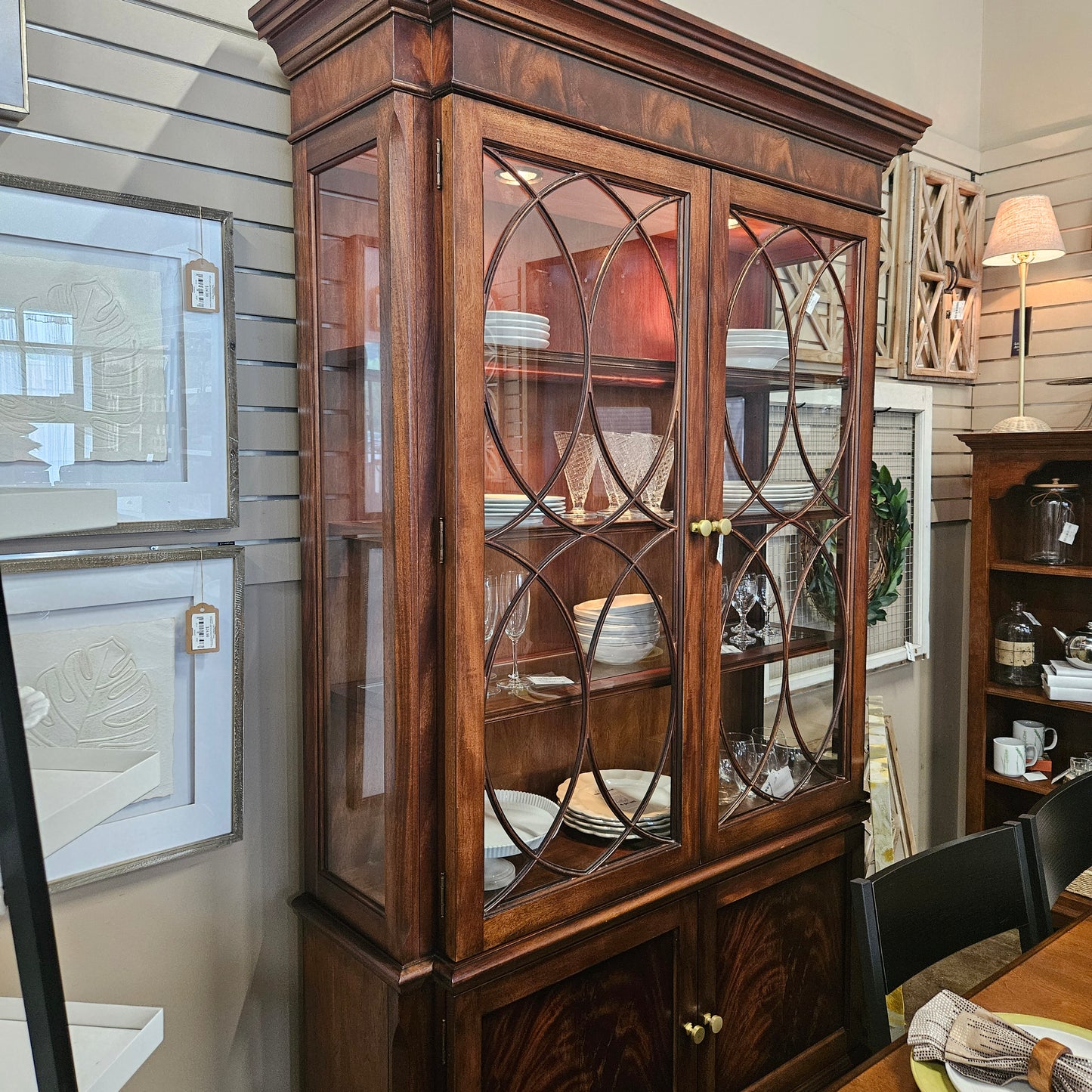 Ethan Allen Roth wooden hutch