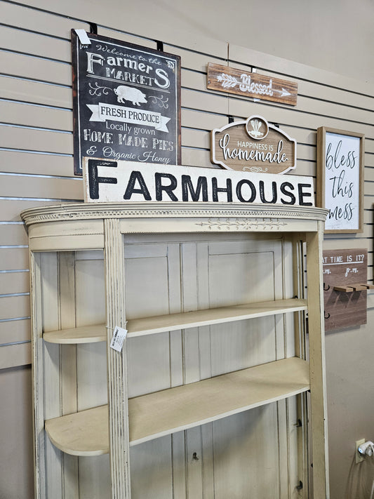 Cream Shelving Unit