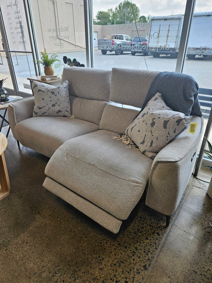 Grey Power Reclining Sofa
