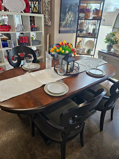 Canadel Dining Table with 4 Arhaus Chairs