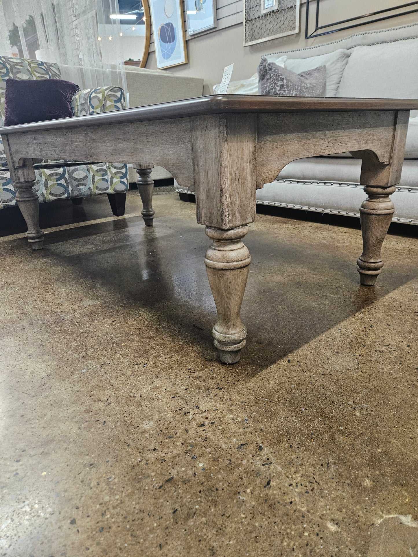 Farmhouse coffee table and end table (Setof2)