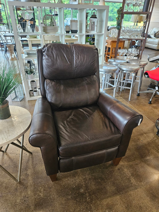 England Hi-Leg Leather Recliner