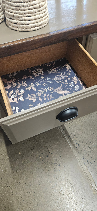 Refinished dresser in Leatherwood Wise Owl Paint