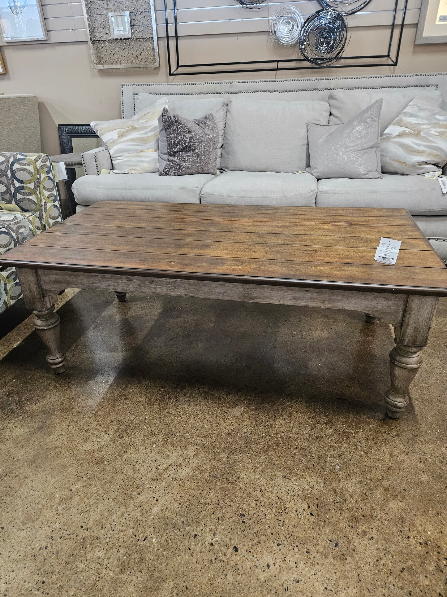 Farmhouse coffee table and end table (Setof2)