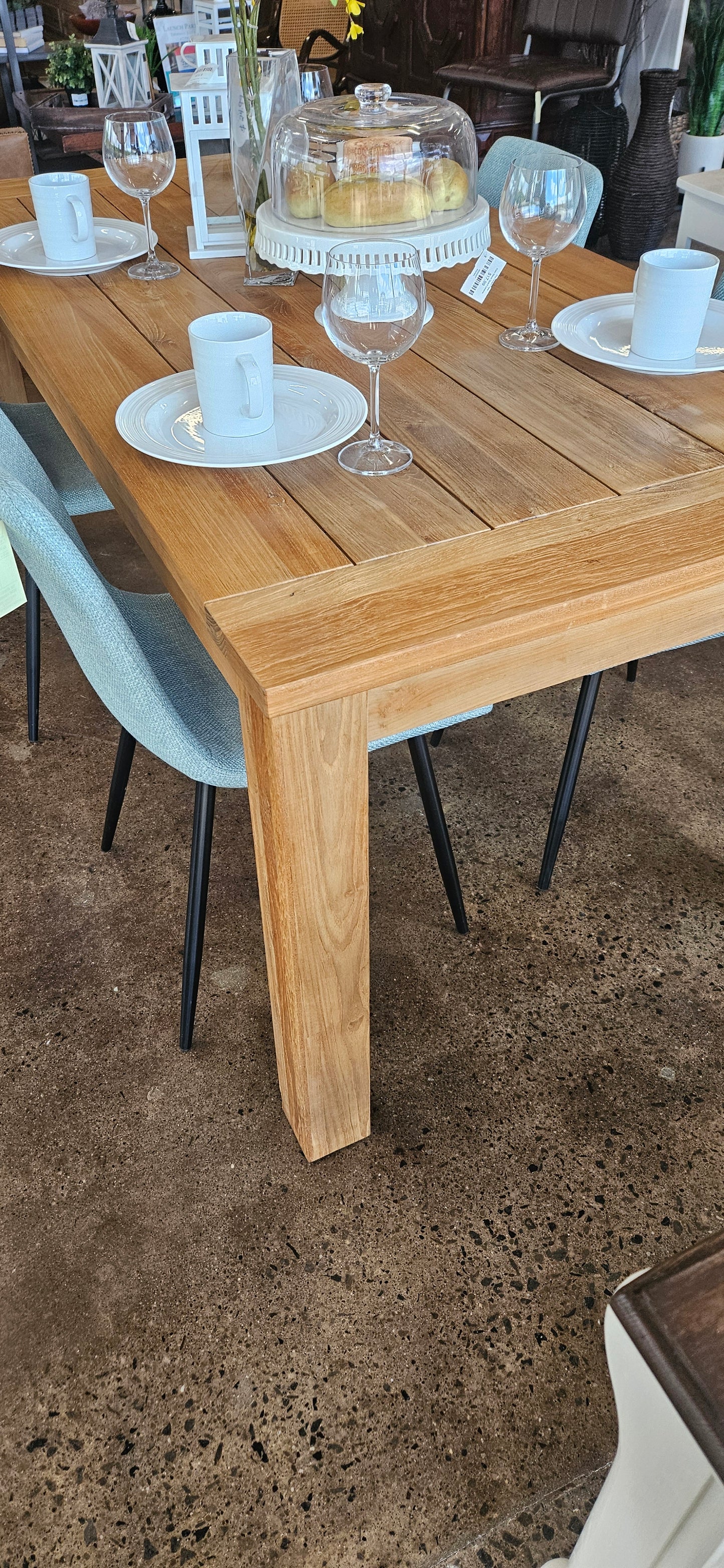 Plank top table (Model Home)