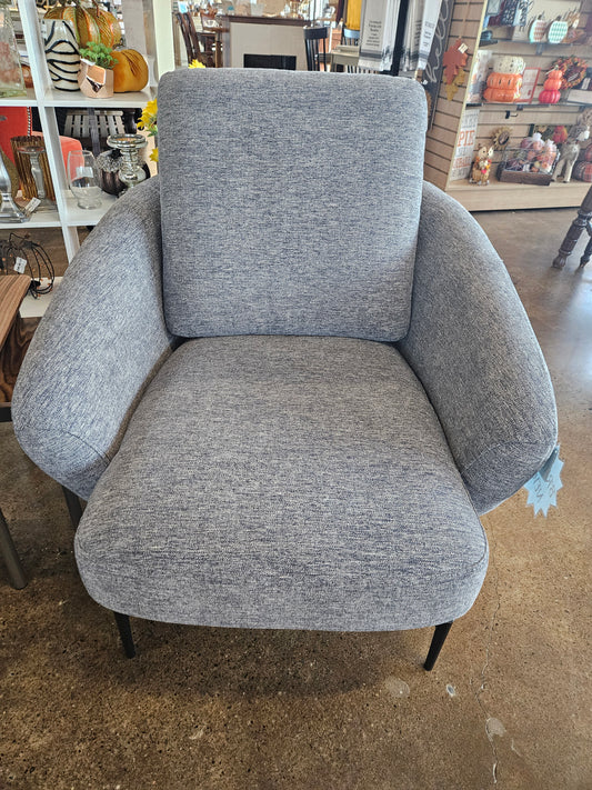 Soft Grey Upholstered Armchair by Nill