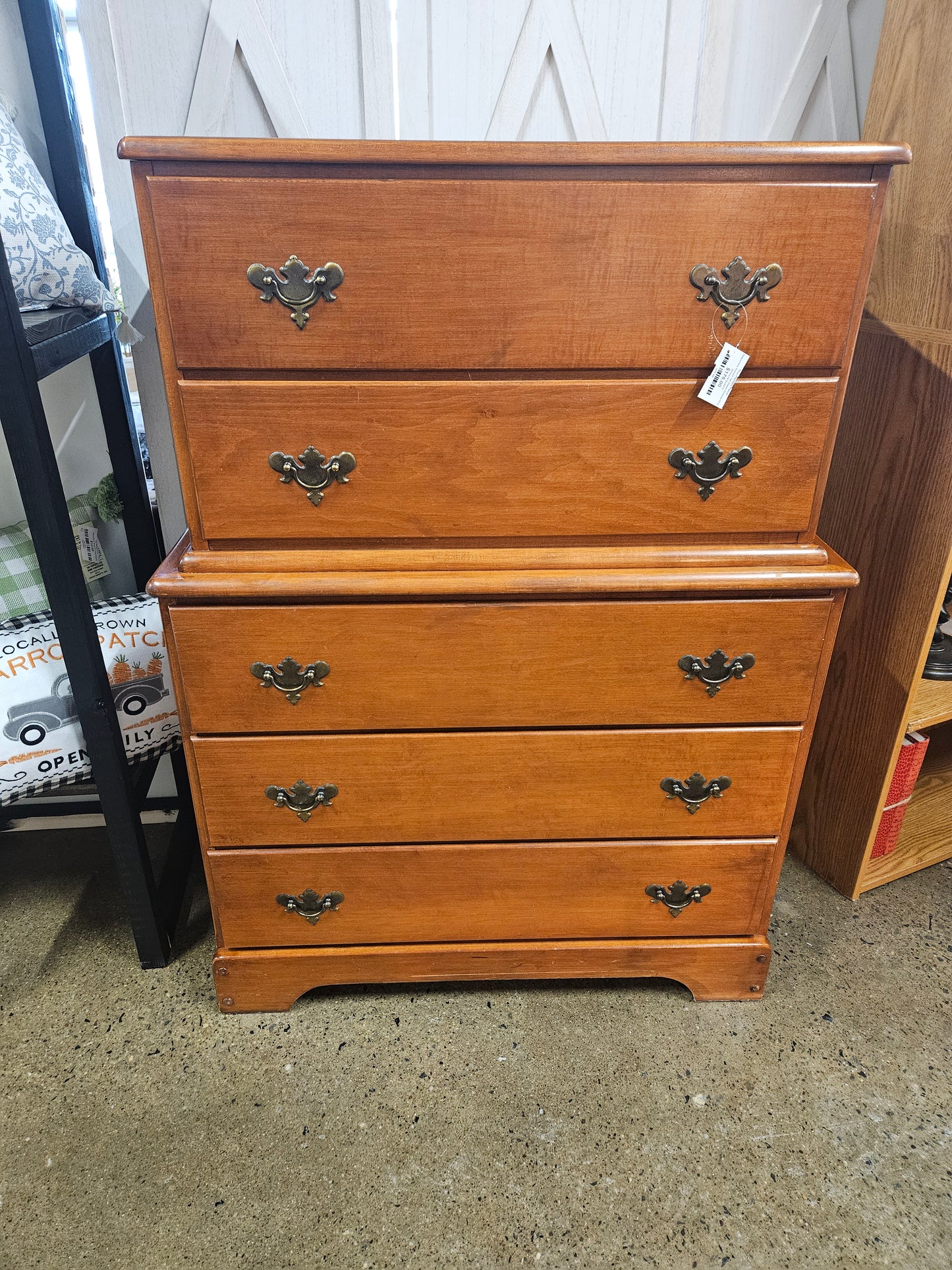 Midcentury Modern Tall Maple Dresser/Chest