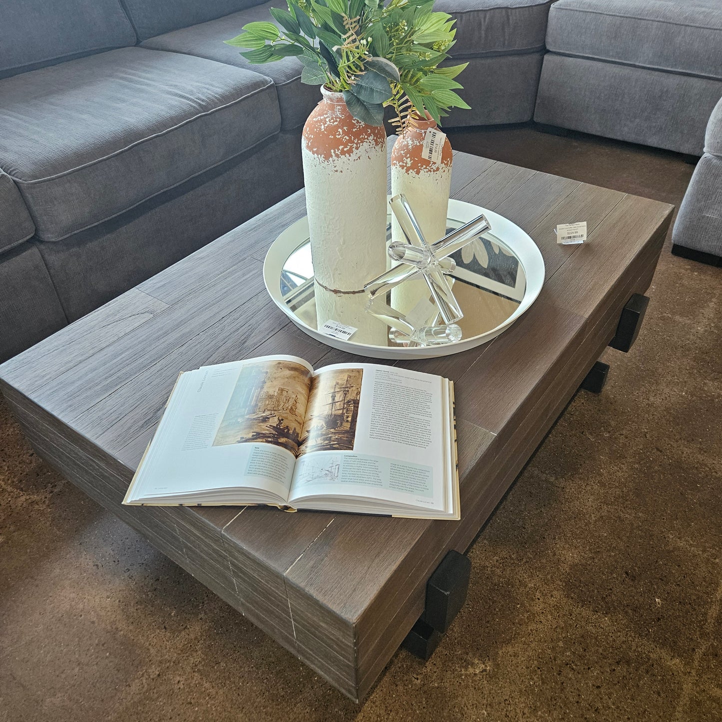 Wooden Look Coffee Table (Model Home)