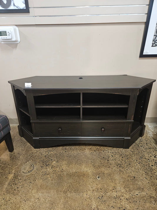 Black Corner TV/Media Stand