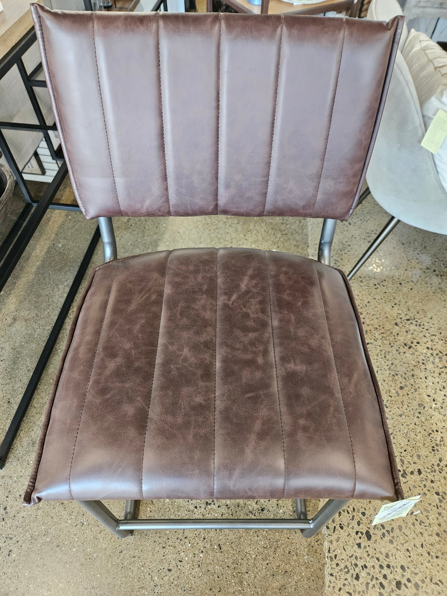 Brown Stool 26"H (Model Home)