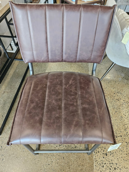 Brown Stool 26"H (Model Home)