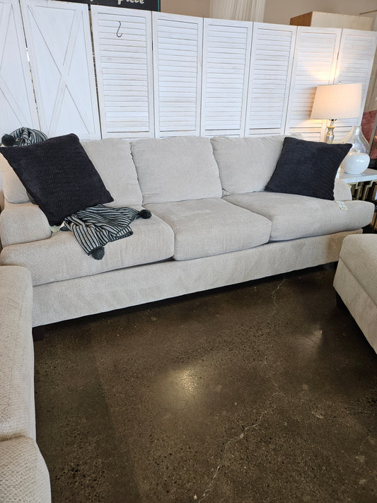 Cream Textured Sofa