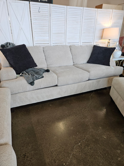 Cream Textured Sofa