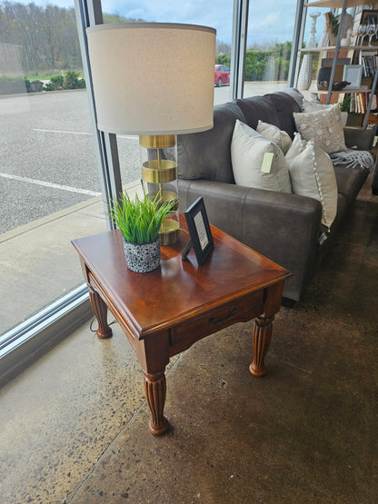 Wooden coffee table w/ 2 end tables