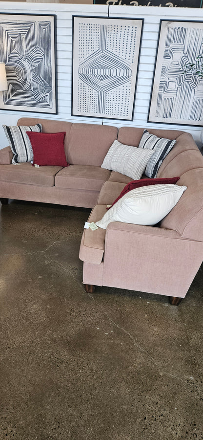 Flexsteel light brown sectional