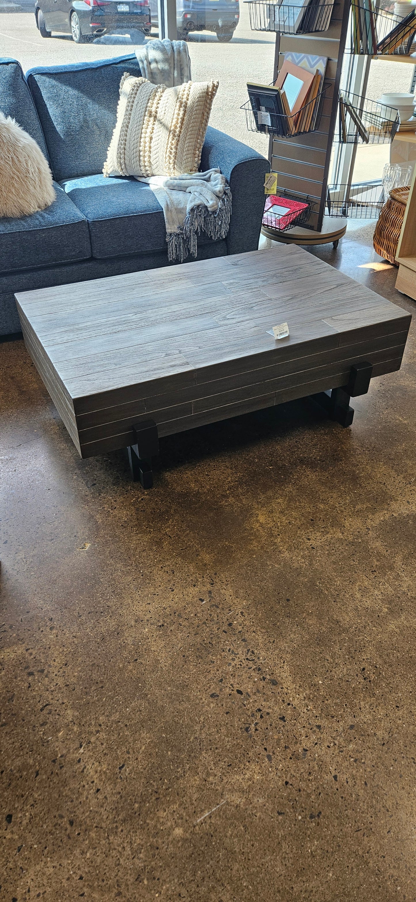 Wooden Look Coffee Table (Model Home)
