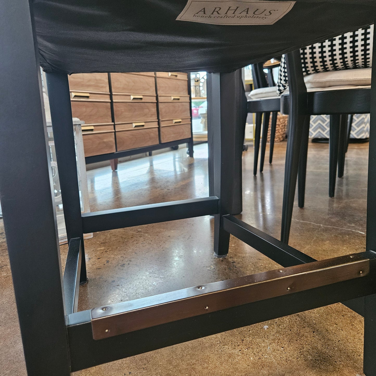 Arhaus Faux Leather Counter Stool (Setof2)