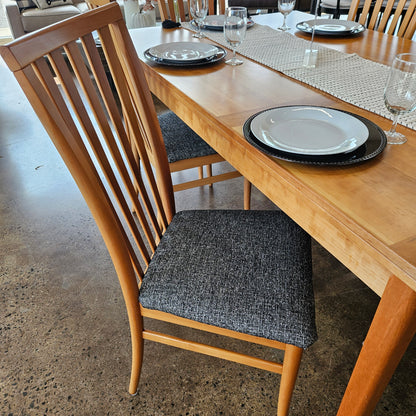 Solid wood modern dining set