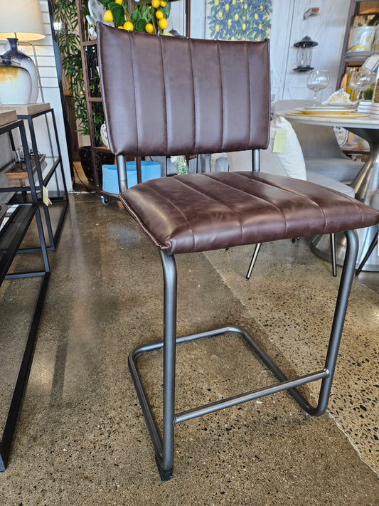Brown Stool 26"H (Model Home)