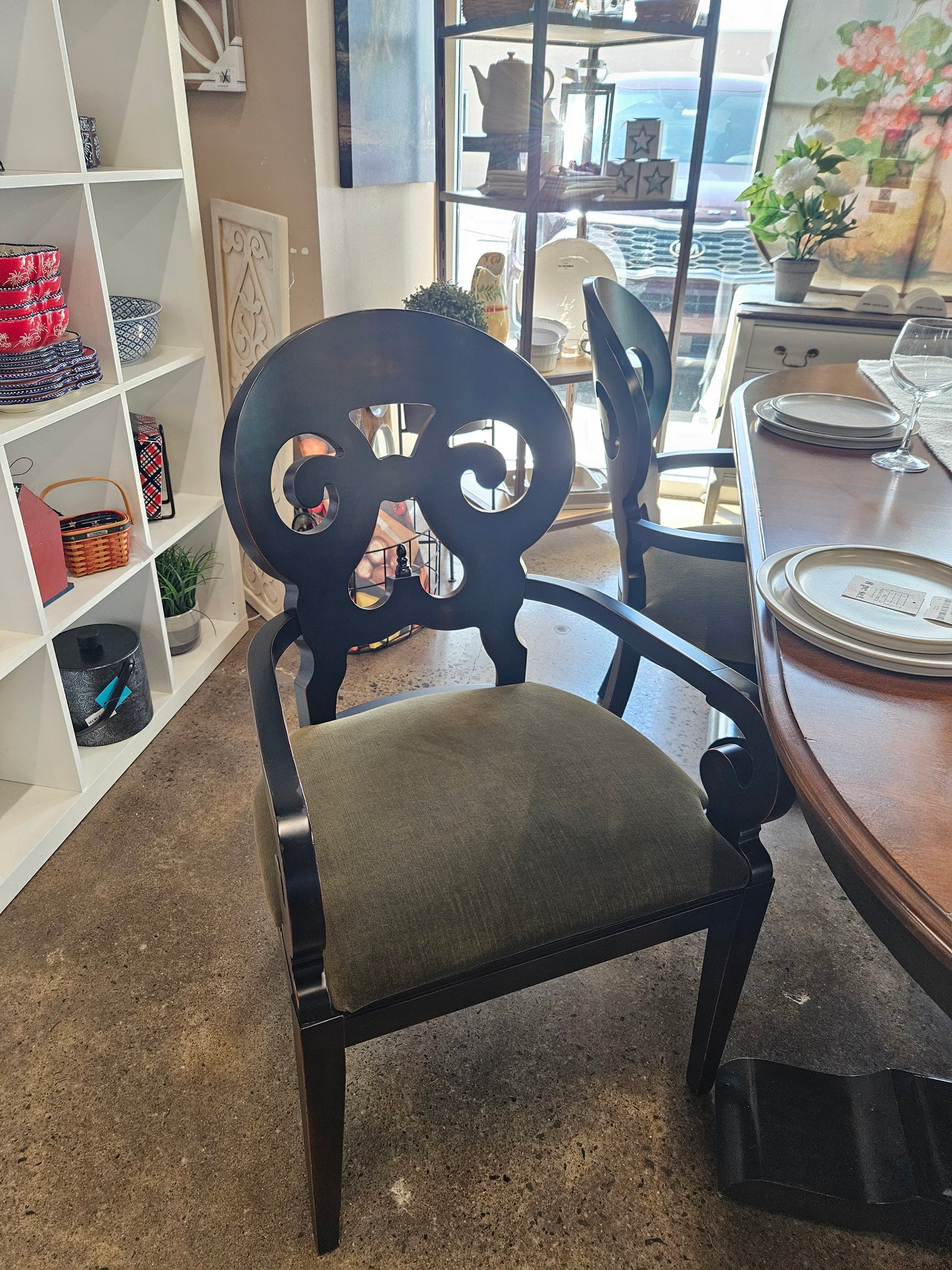 Canadel Dining Table with 4 Arhaus Chairs