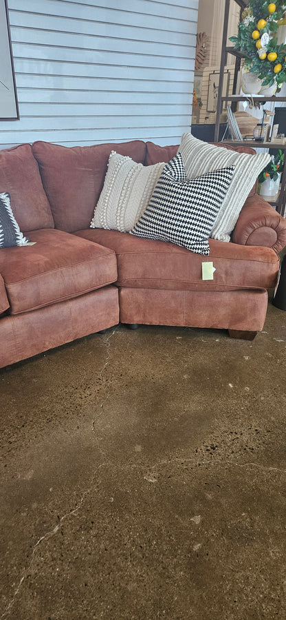 Ashley chestnut brown sectional