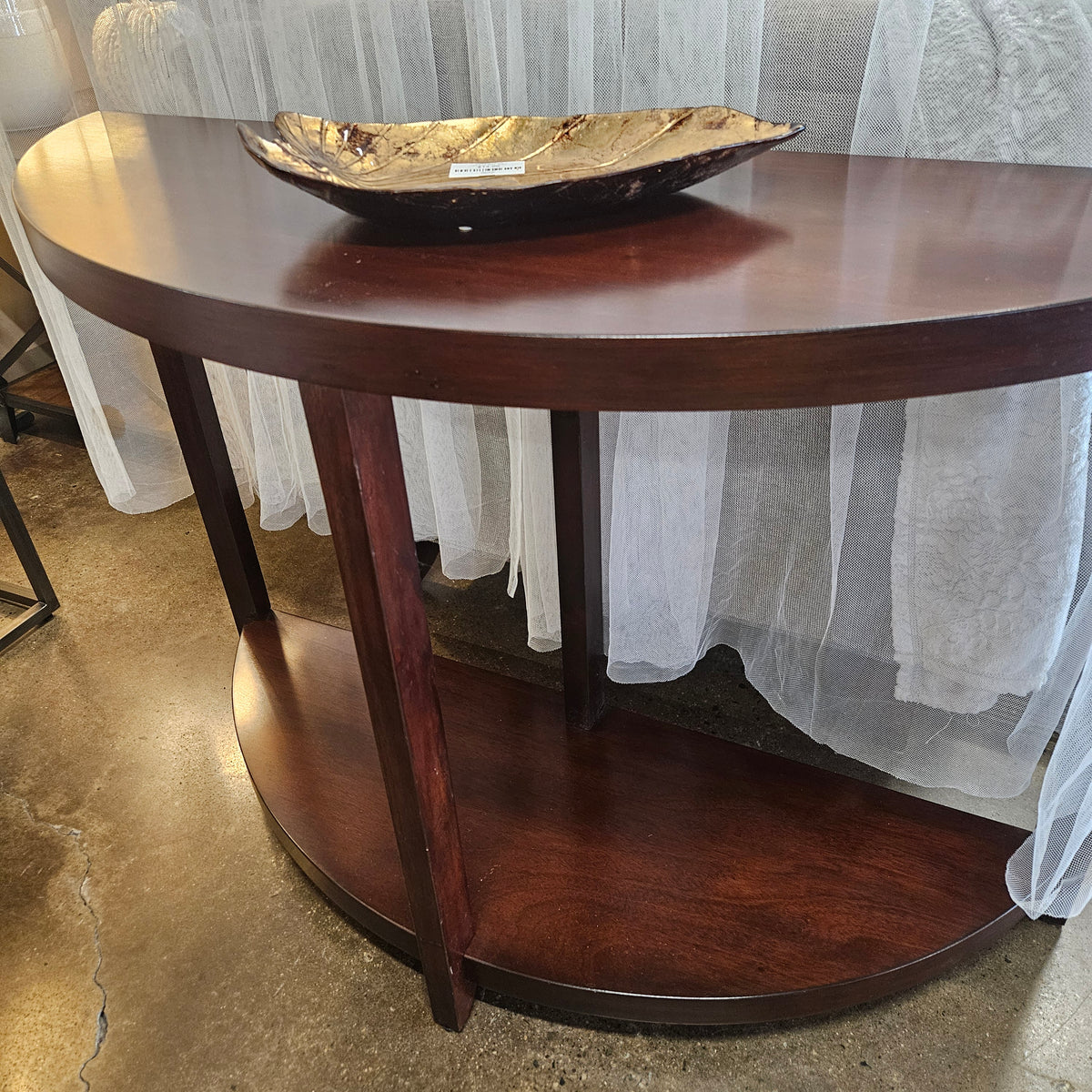 Pier 1 half moon accent table