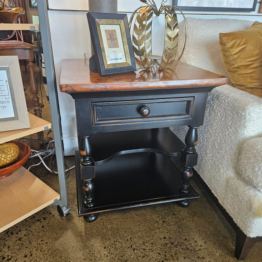 Arhaus Hammered Copper End Table