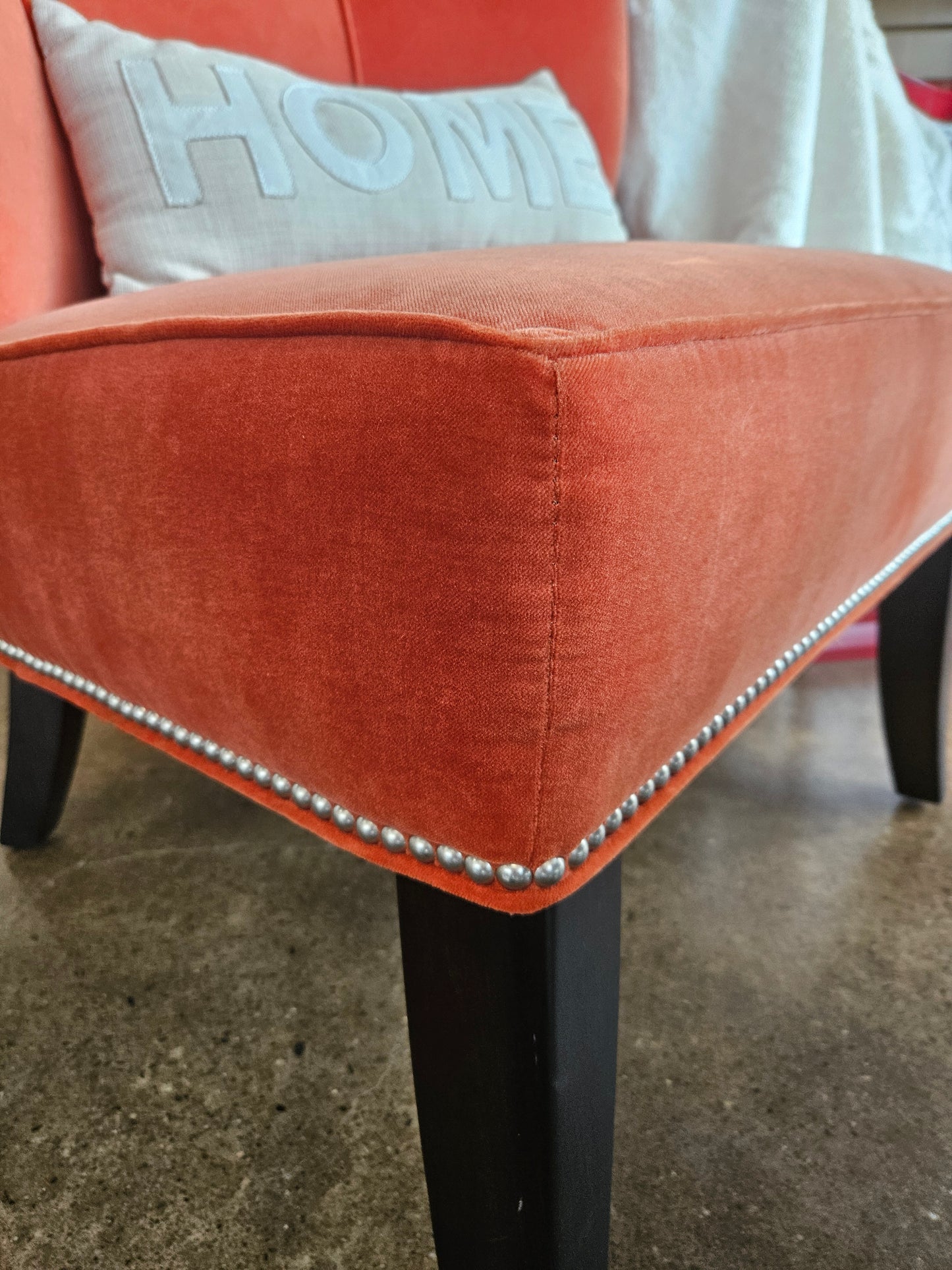 Burnt Orange Accent Chair