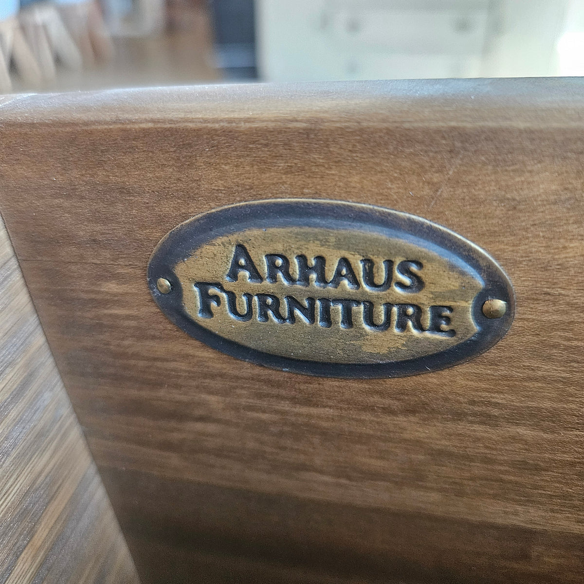 Arhaus light wood sideboard with storage