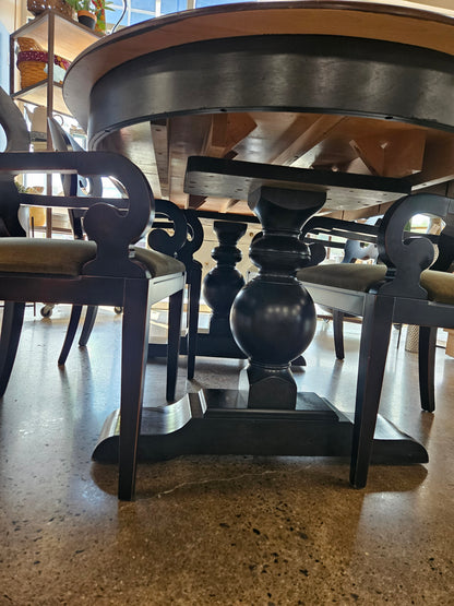 Canadel Dining Table with 4 Arhaus Chairs