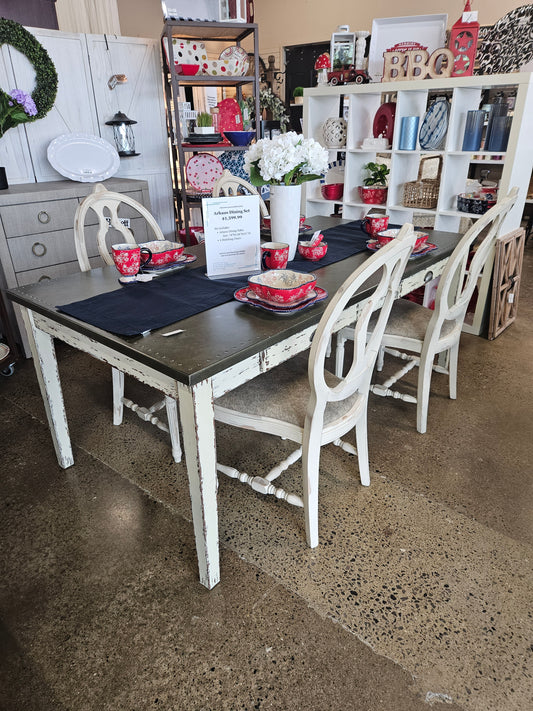 Arhaus Dining Set w/ 4 Chairs