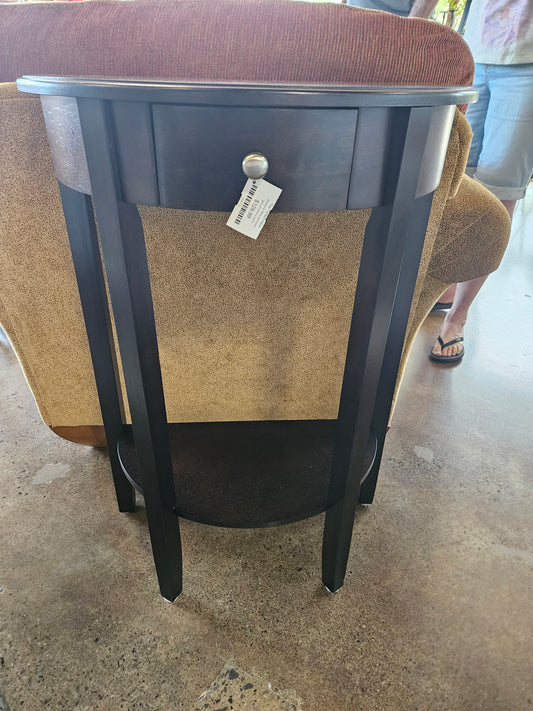 Demilune Table w/Drawer
