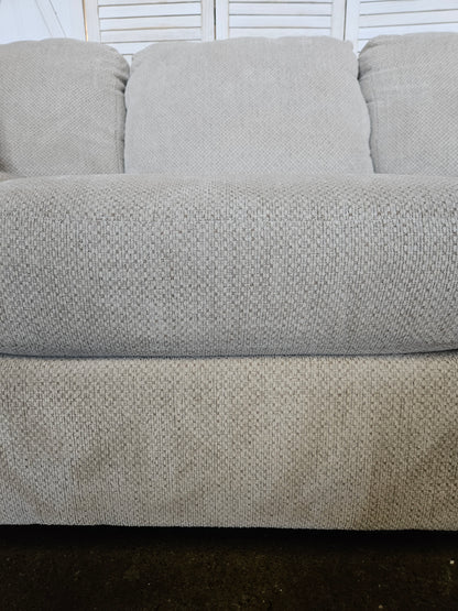 Cream Textured Sofa