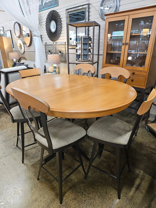 Dining Set including chairs, table and hutch