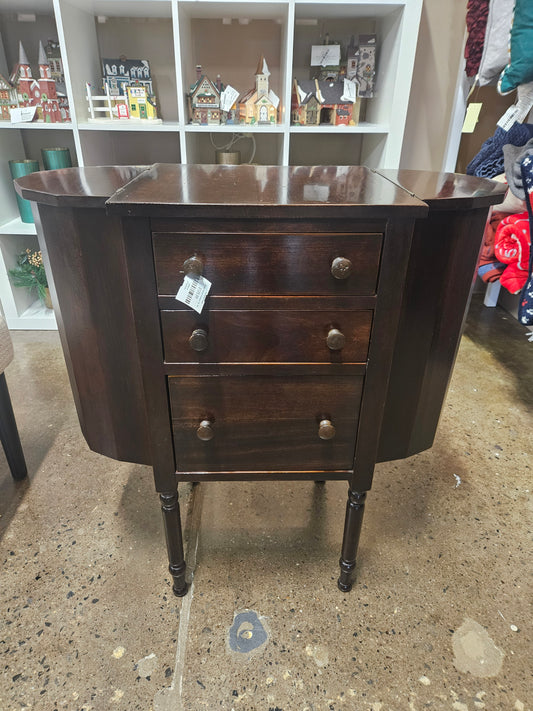 Vintage Cabinet 3-Drawer Flip Top