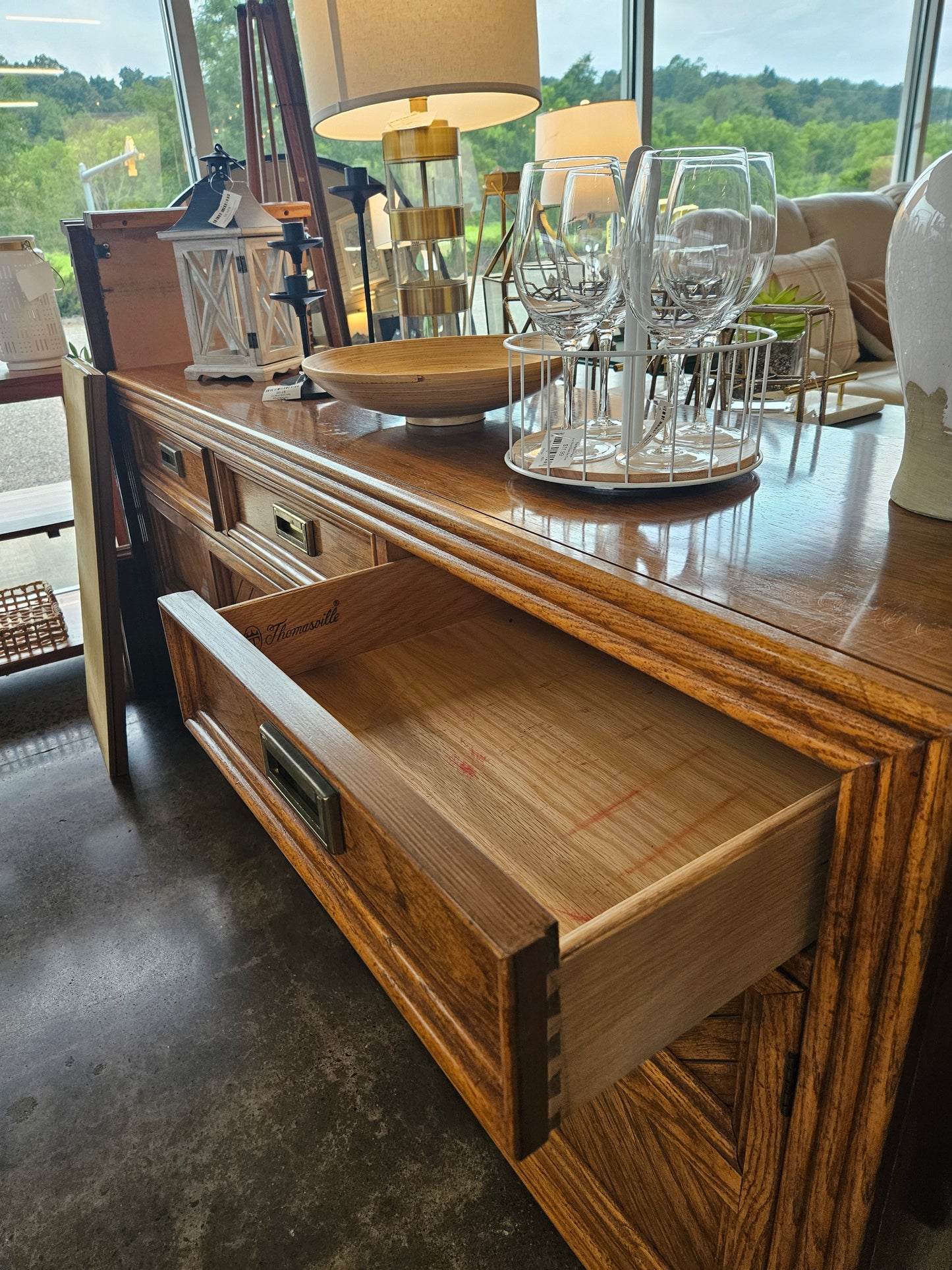 Thomasville Dining Table and Buffet