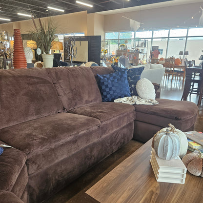 England Furniture Modular Brown Sectional