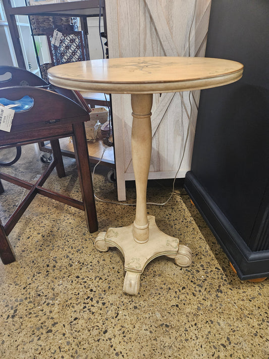 Bombay Cream Fold Top Accent Table