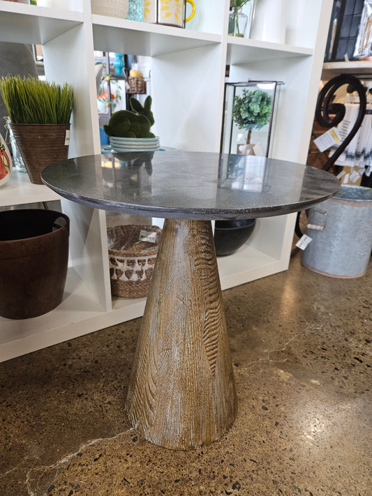 Stone top accent table (Model Home)
