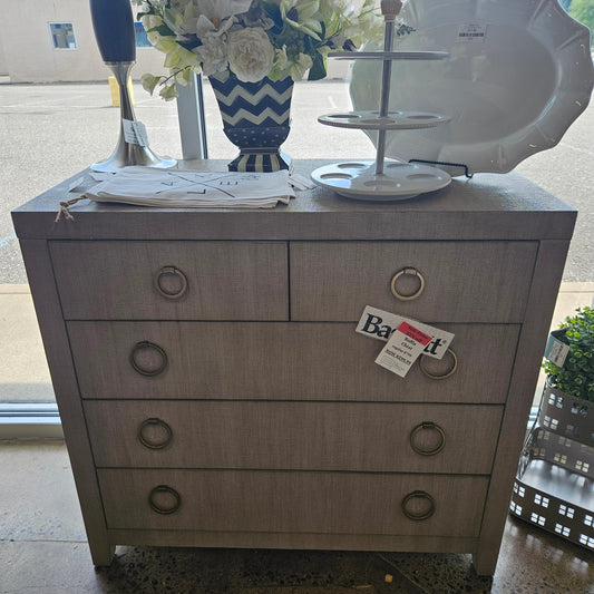 Raffia 5 drawer chest