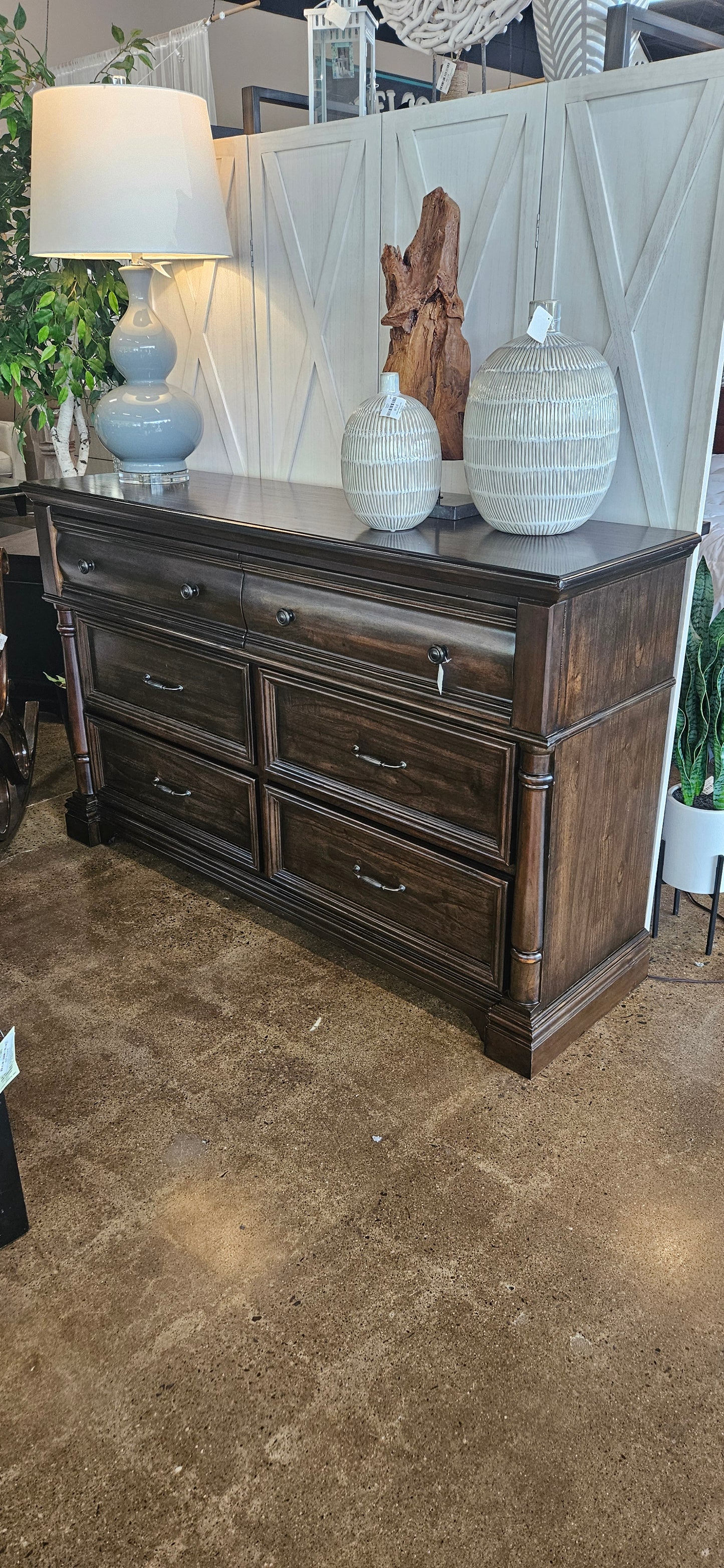 Dark wood dresser/sideboard
