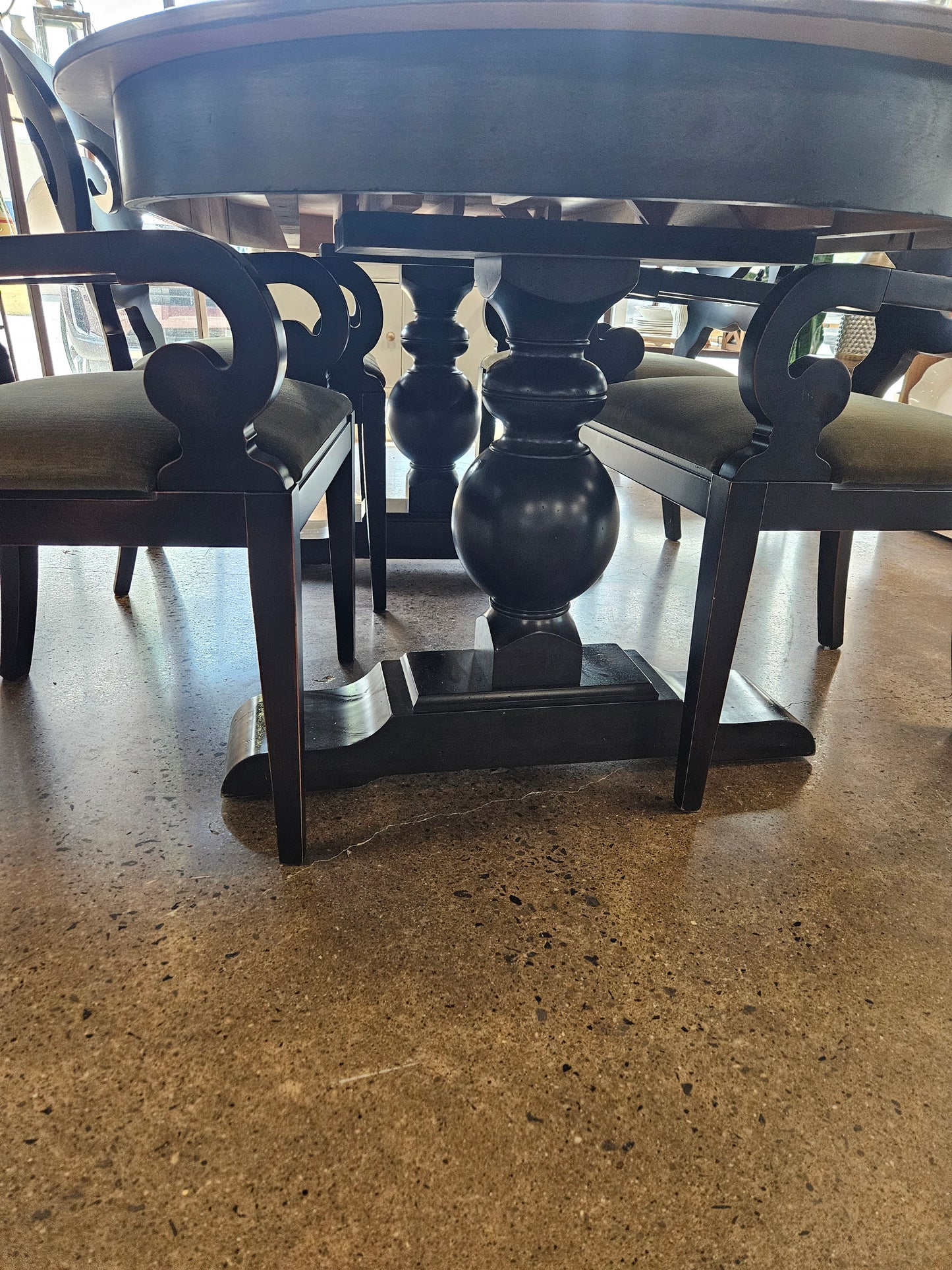 Canadel Dining Table with 4 Arhaus Chairs