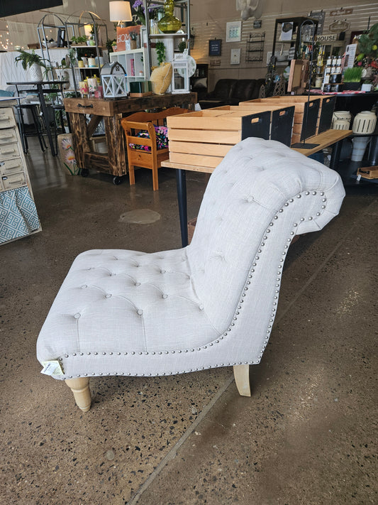 Light Gray Slipper Chair