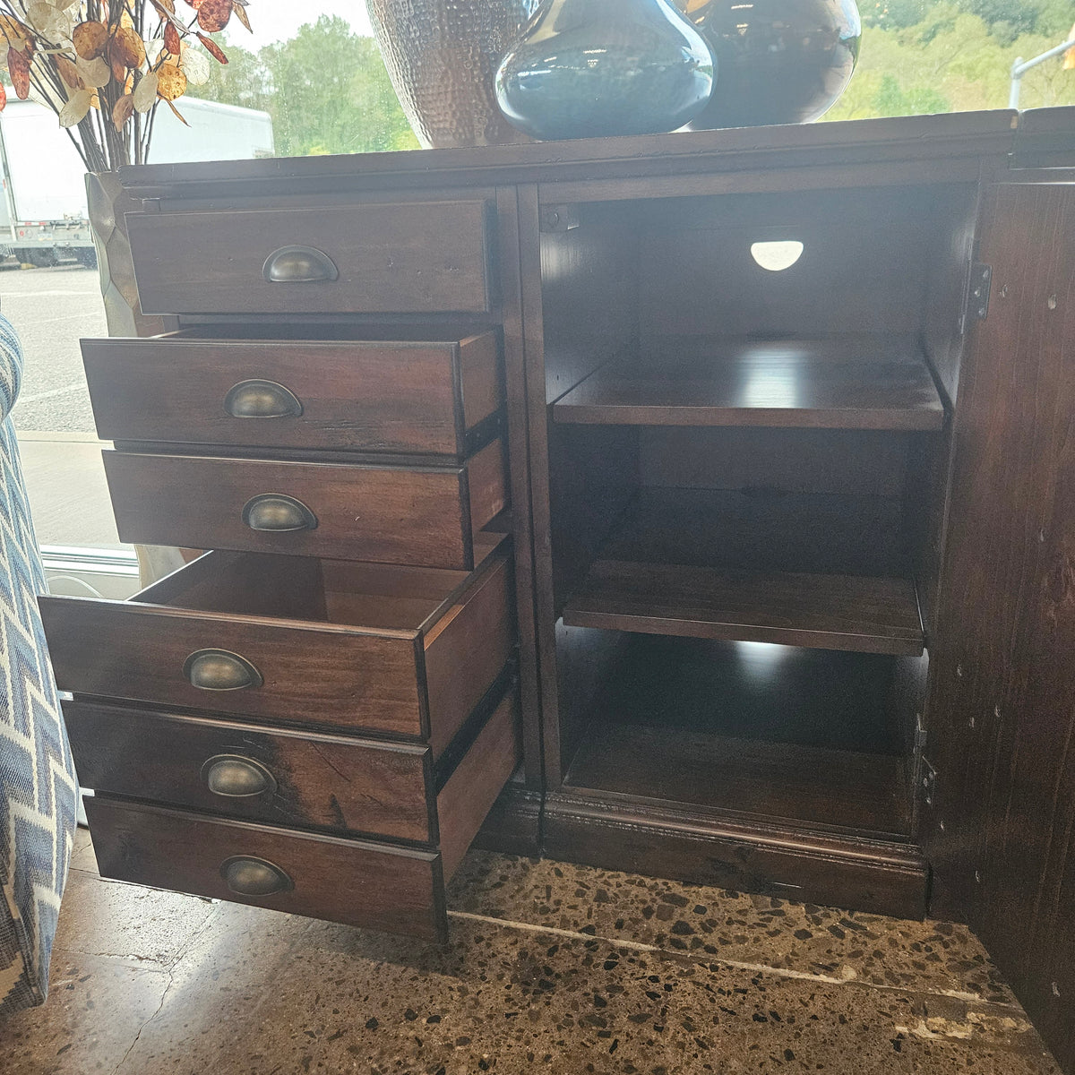 Pottery Barn Media Console Unit