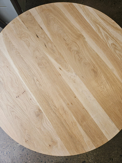 Light Wood Round Coffee Table