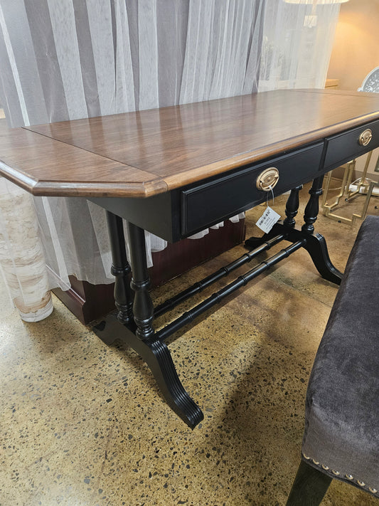 Refinished black fold top desk
